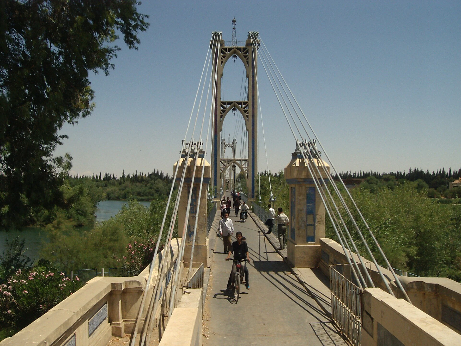 صورة إضافية لـجسر دير الزور المعلّق