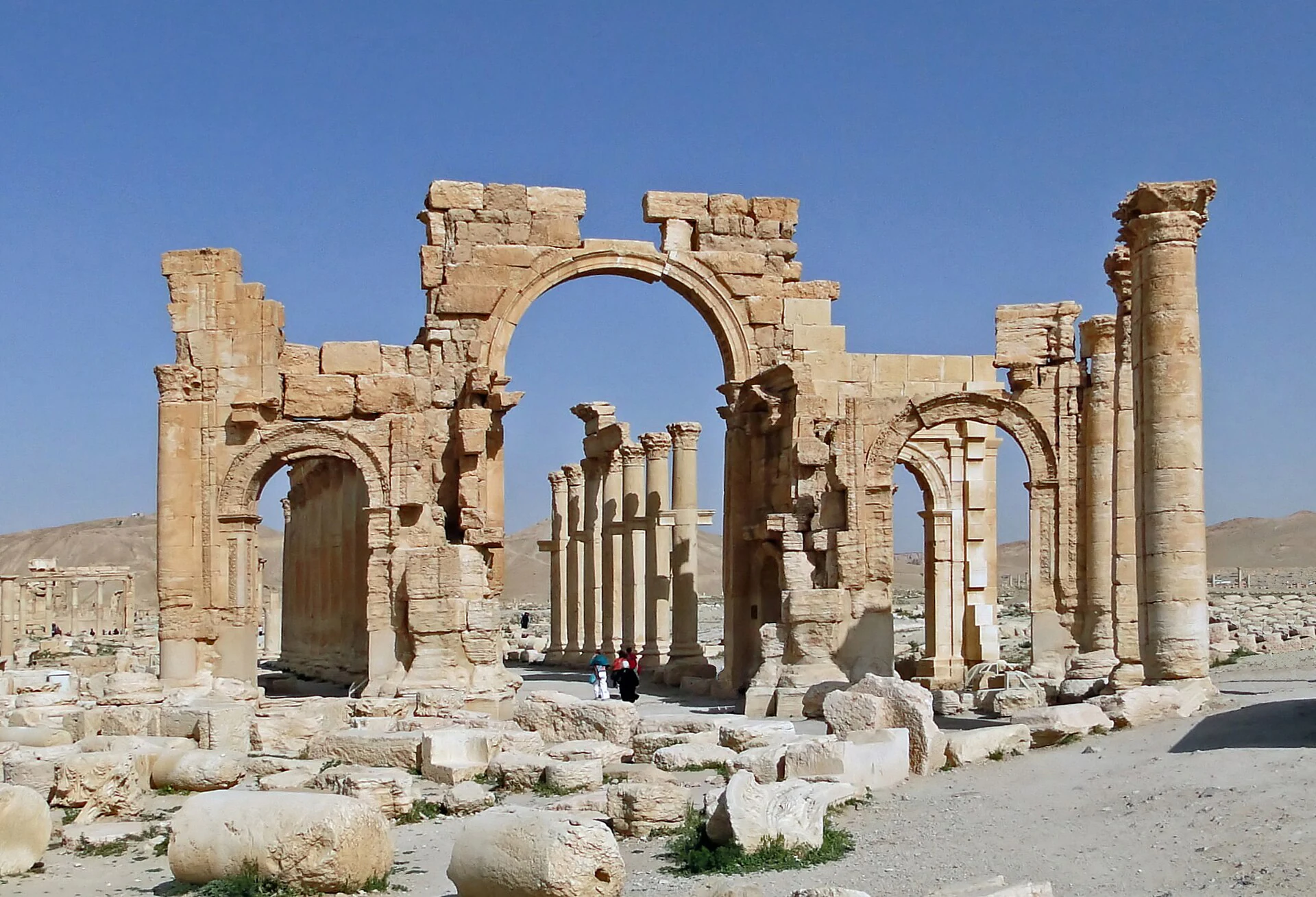 صورة إضافية لـقوس النصر في تدمر